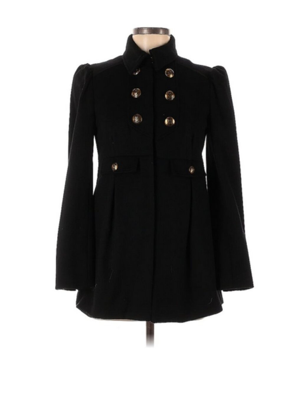 Juicy Couture Black Posh Wool Coat | Size S | Classy & Chic
